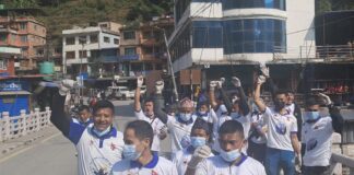 सिन्धुपाल्चोकमा श्रम संस्कृति पार्टीको सरसफाइ तथा चुनाव प्रचार कार्यक्रम